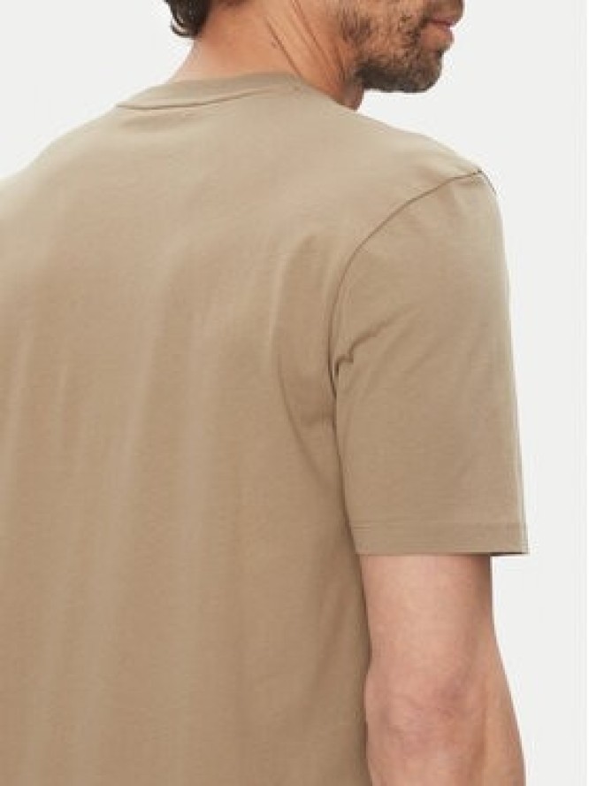HUGO T-Shirt Dulivio 50467556 Beżowy Regular Fit