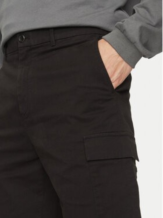 Calvin Klein Szorty materiałowe Modern Twill K10K114067 Czarny Regular Fit