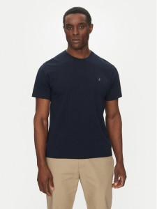 Save The Duck T-Shirt DT1194M BESY20 Granatowy Regular Fit