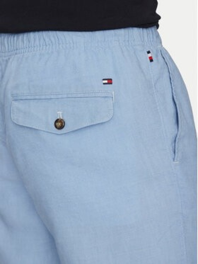 Tommy Hilfiger Szorty materiałowe Harlem MW0MW37804 Niebieski Regular Fit