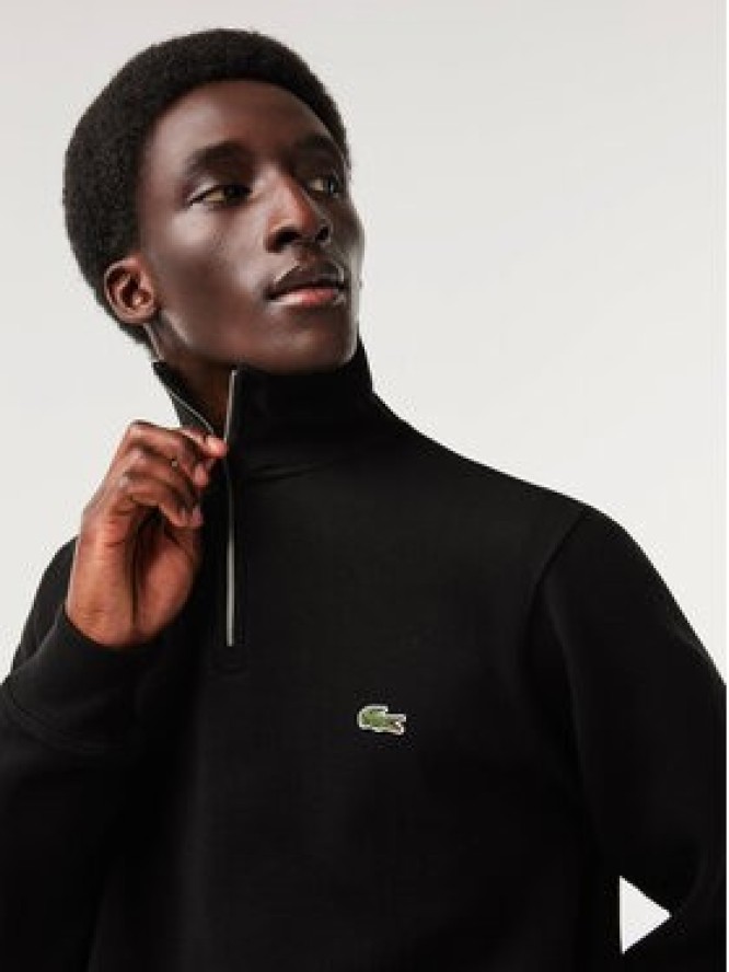 Lacoste Bluza SH1927 Czarny Classic Fit