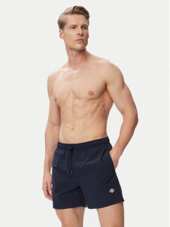 Jack & Jones Szorty kąpielowe Maui Splash 12291491 Granatowy Regular Fit