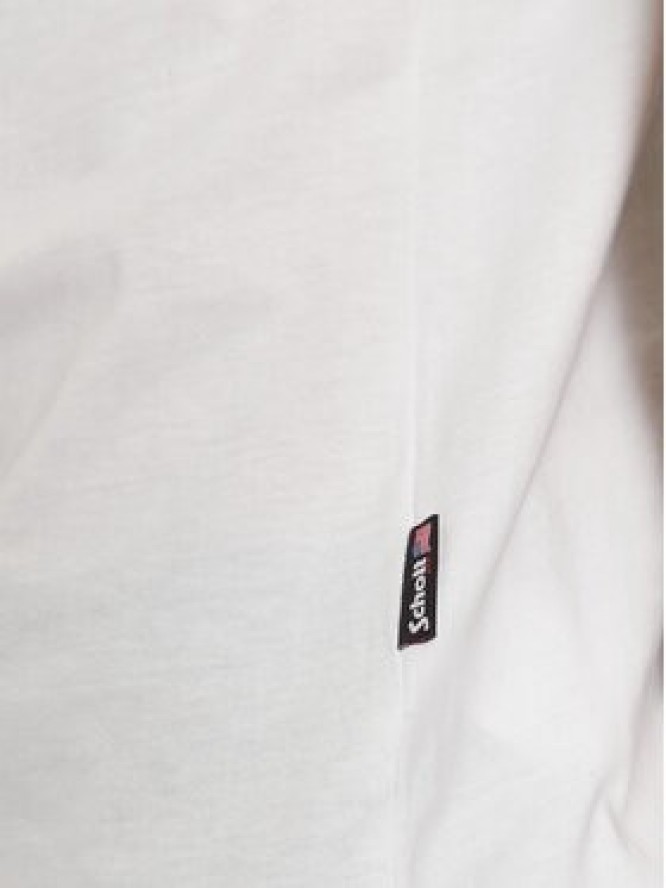 Schott NYC T-Shirt TSCLAWS1 Biały Regular Fit