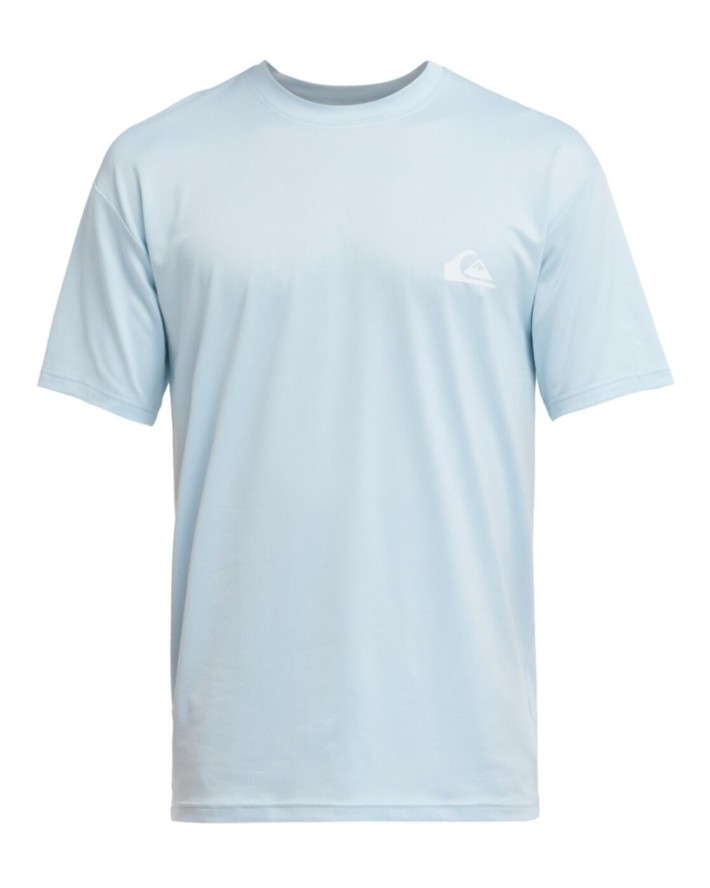 Koszulka surf UPF 50 z krótkim rękawem dla Mężczyzn EVERYDAY SURF Niebieski