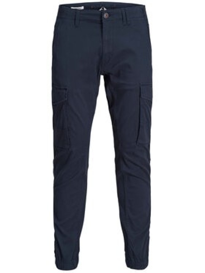 Jack & Jones Spodnie materiałowe Paul 12169582 Granatowy Tapered Fit