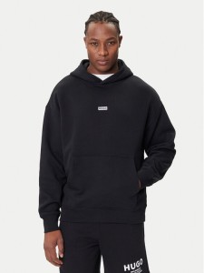 HUGO Bluza Nazardo 50510724 Czarny Loose Fit