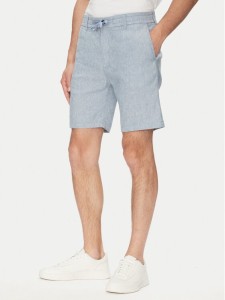 BOSS Szorty materiałowe 50536863 Niebieski Tapered Fit