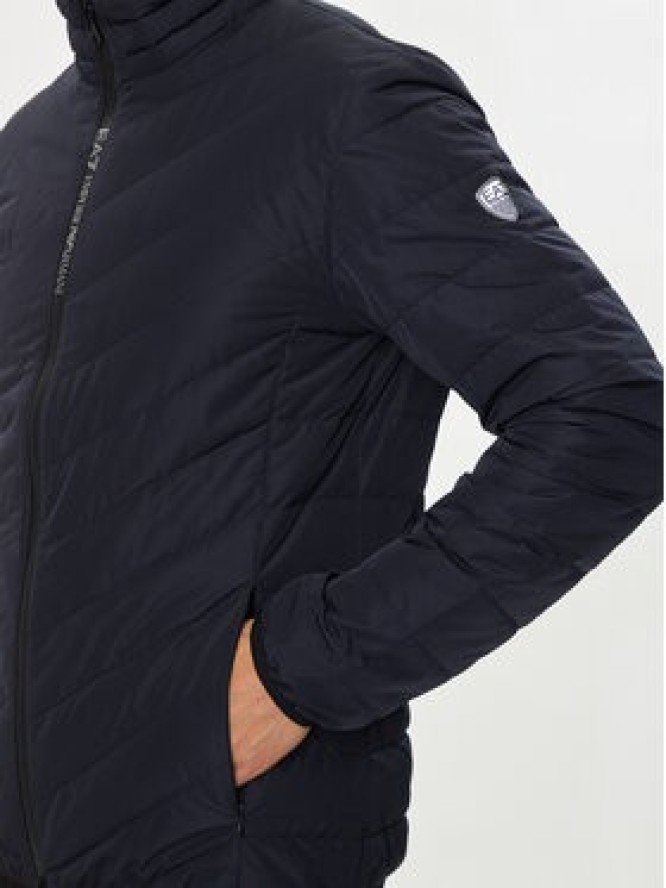 EA7 Emporio Armani Kurtka puchowa 8NPB13 PNE1Z 1562 Granatowy Regular Fit