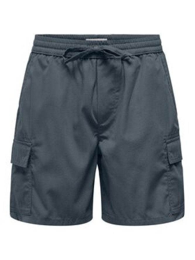 Only & Sons Szorty sportowe Kal 22034462 Szary Slim Fit