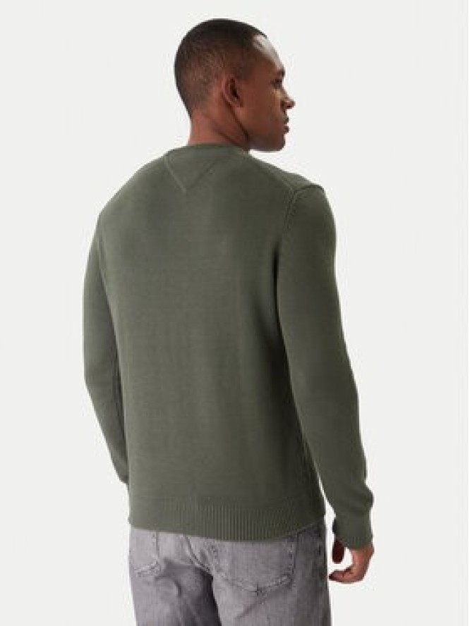 Tommy Jeans Sweter DM0DM21787 Zielony Regular Fit