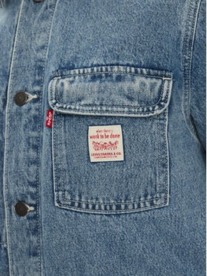 Levi's® Kurtka jeansowa Engineer A0744-0003 Niebieski Relaxed Fit
