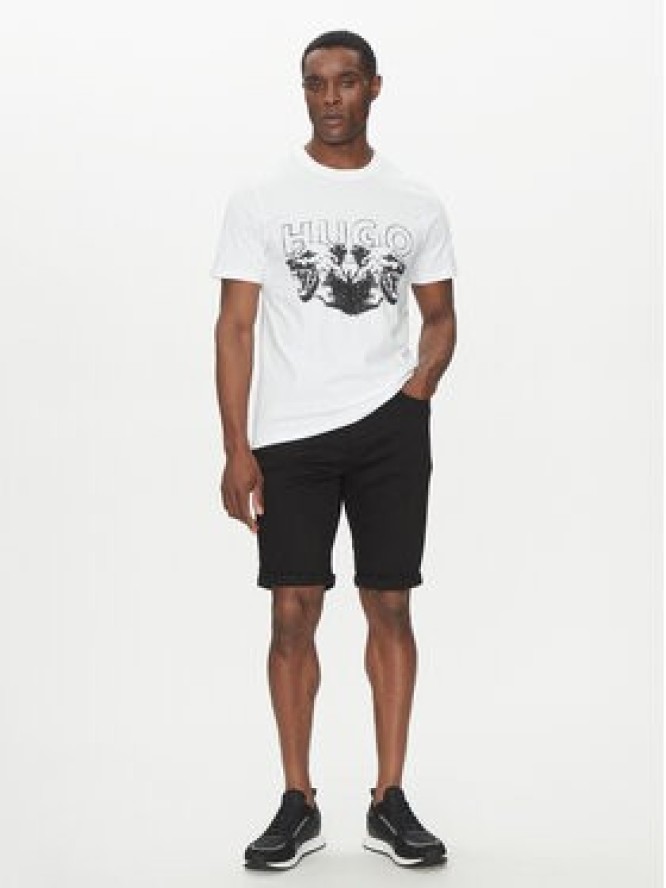 HUGO T-Shirt Durro 50538257 Biały Regular Fit