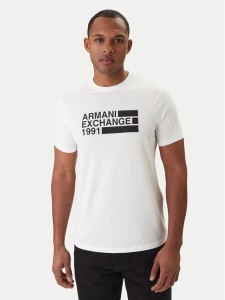 Armani Exchange T-Shirt XM002788 AF10356 U0009 Biały Regular Fit