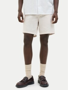 Jack & Jones Szorty materiałowe Stace Summer 12248627 Beżowy Regular Fit