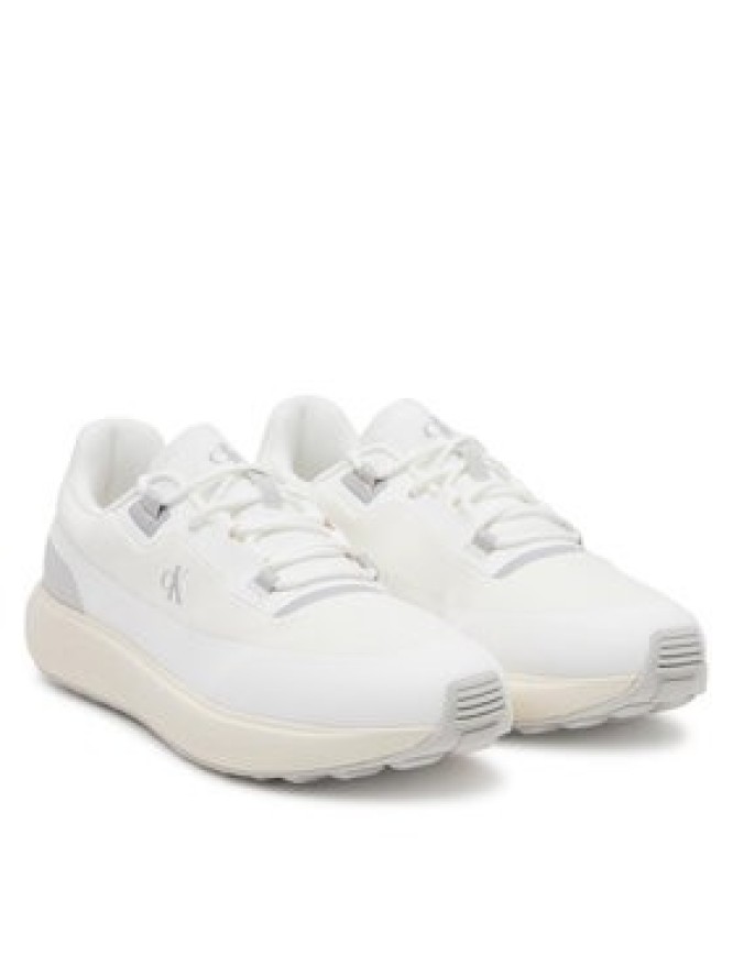 Calvin Klein Jeans Sneakersy Athleisure Runner Tech Ripstop YM0YM01205 Biały