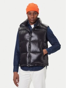 Save The Duck Kamizelka D81382U LOVE21 Czarny Regular Fit