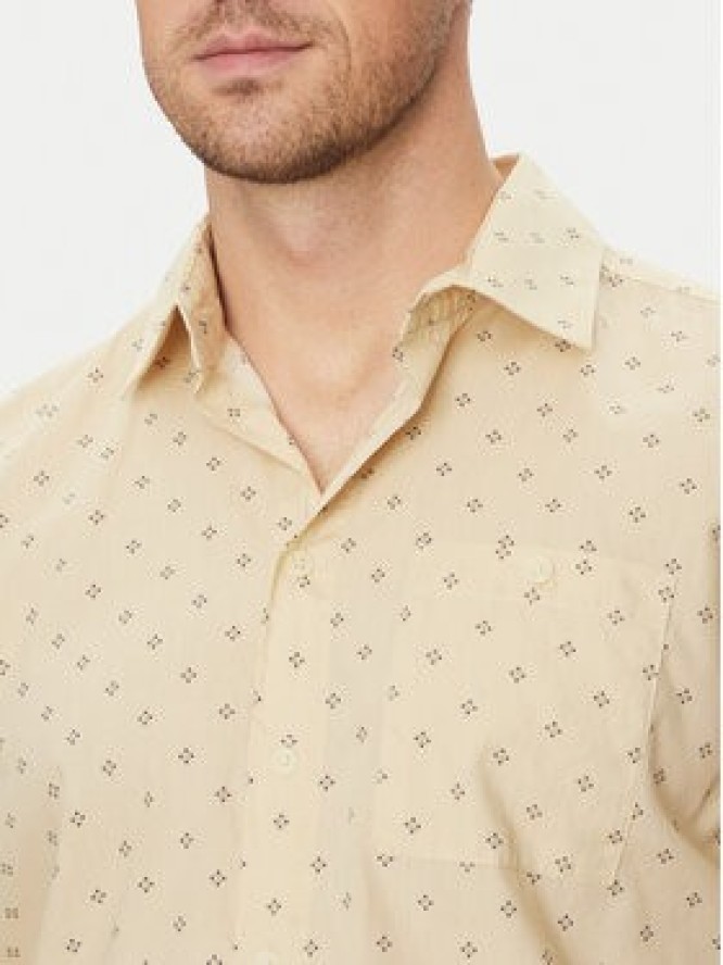 Blend Koszula 20718220 Beżowy Regular Fit