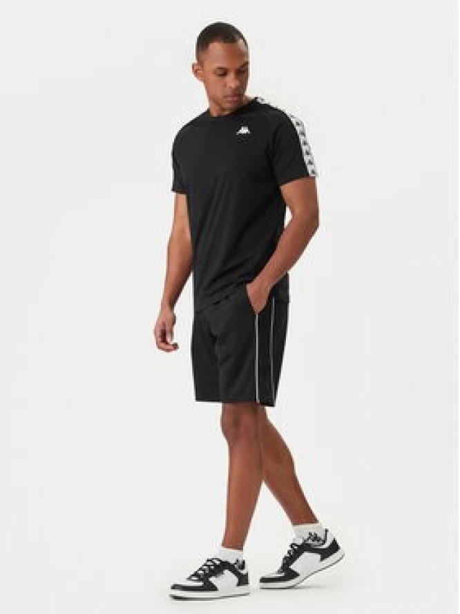 Kappa T-Shirt 303UV10 Czarny Slim Fit