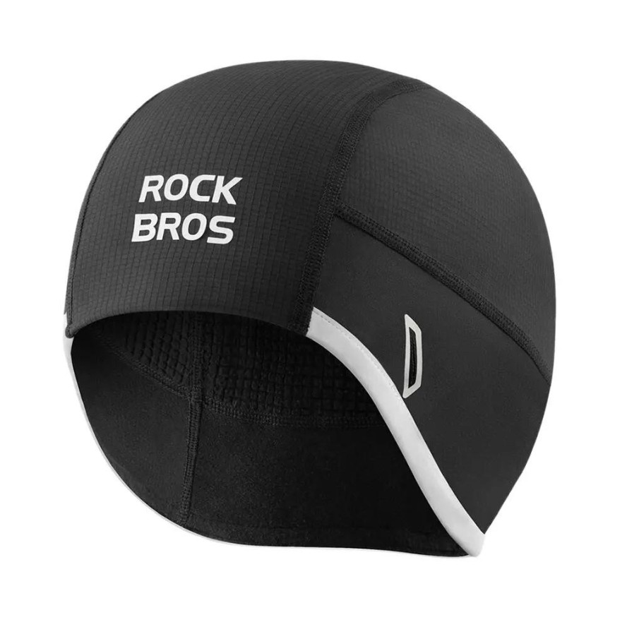 Czapka kolarska nakrycie głowy polarowe z klapami na uszy ROCKBROS