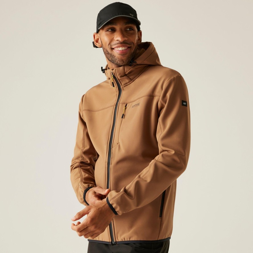 Kurtka męska softshell przeciwdeszczowy Ossek