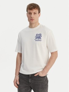 HUGO T-Shirt Delel_RB 50564572 Biały Relaxed Fit