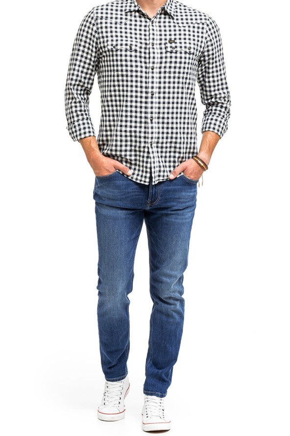 LEE AUSTIN MĘSKIE SPODNIE JEANSOWE WINTER WEATHER MID L733AKEK 112322019