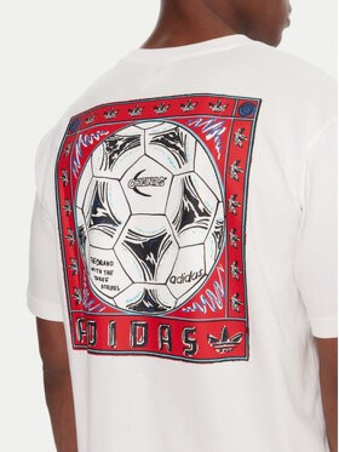 adidas T-Shirt Graphic JX3094 Biały Regular Fit