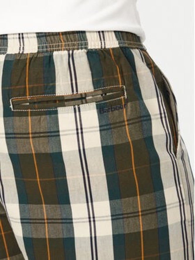 Barbour Szorty materiałowe MST0081TN51 Zielony Regular Fit