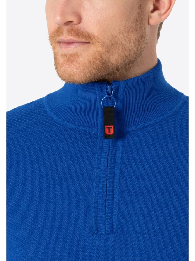 Timezone Sweter w kolorze niebieskim rozmiar: L