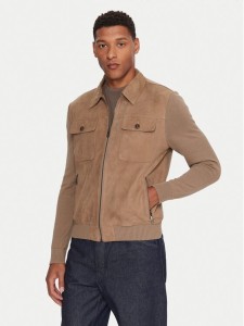 Milestone Kurtka skórzana MSRayan 531624 60700 Beżowy Regular Fit