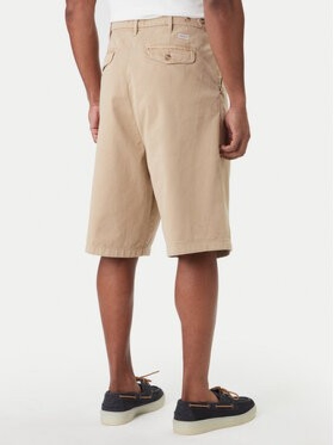 Guess Jeans Szorty materiałowe M6GD40 WGCV1 Beżowy Regular Fit