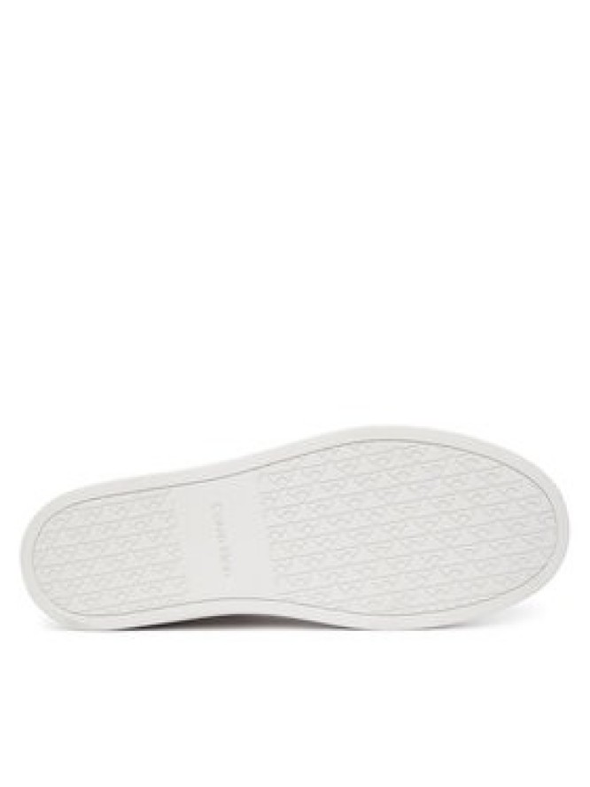 Calvin Klein Sneakersy Classic Cups Laceup Knit HM0HM02130 Biały