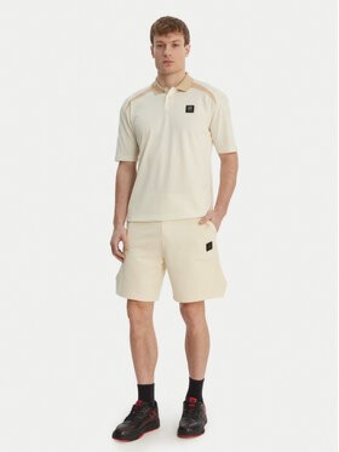 HUGO Polo Dunios_RB 50559650 Beżowy Regular Fit