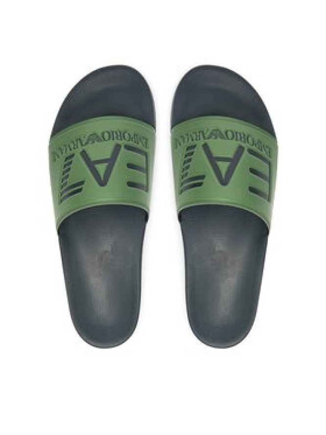 EA7 Emporio Armani Klapki 7X000108 AF15118 M8132 Zielony
