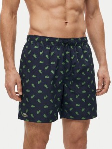 Lacoste Szorty kąpielowe MH1851 Granatowy Regular Fit