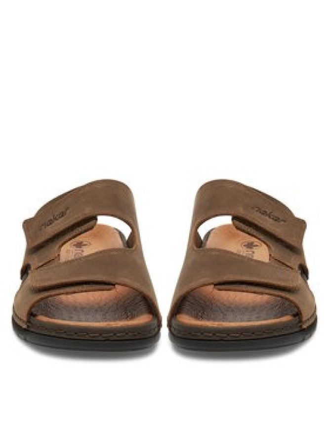 Rieker Klapki 25592-25 Brązowy
