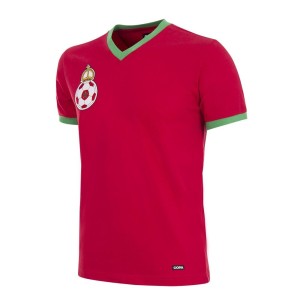 Maroko lata 70. - Koszulka piłkarska retro - Czerwona – COPA Football