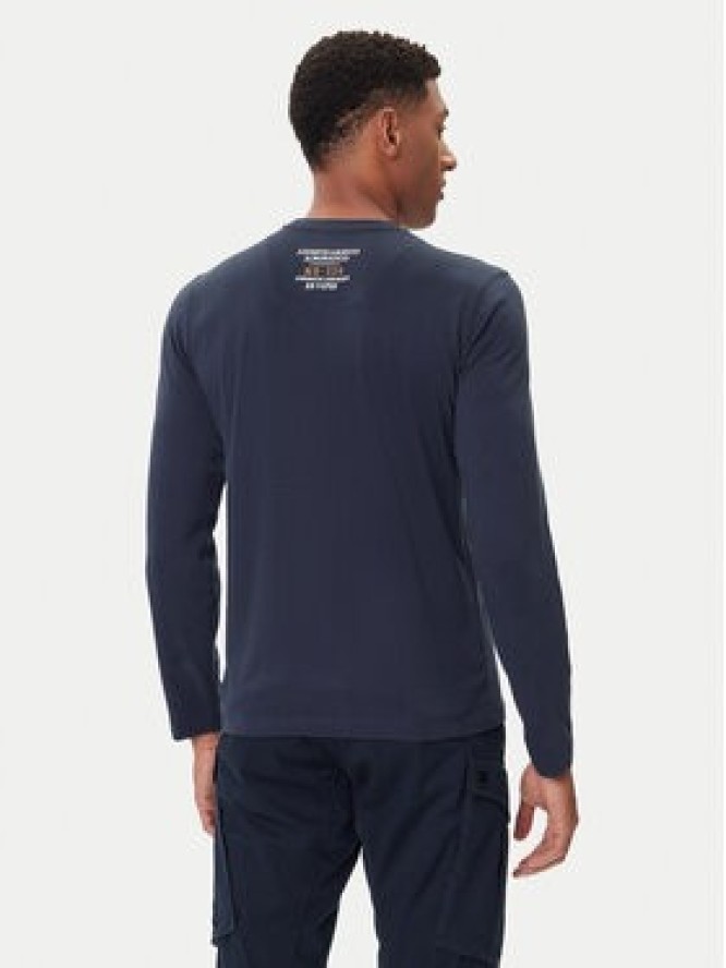 Aeronautica Militare Longsleeve 252TS2467UJ00703 Granatowy Regular Fit