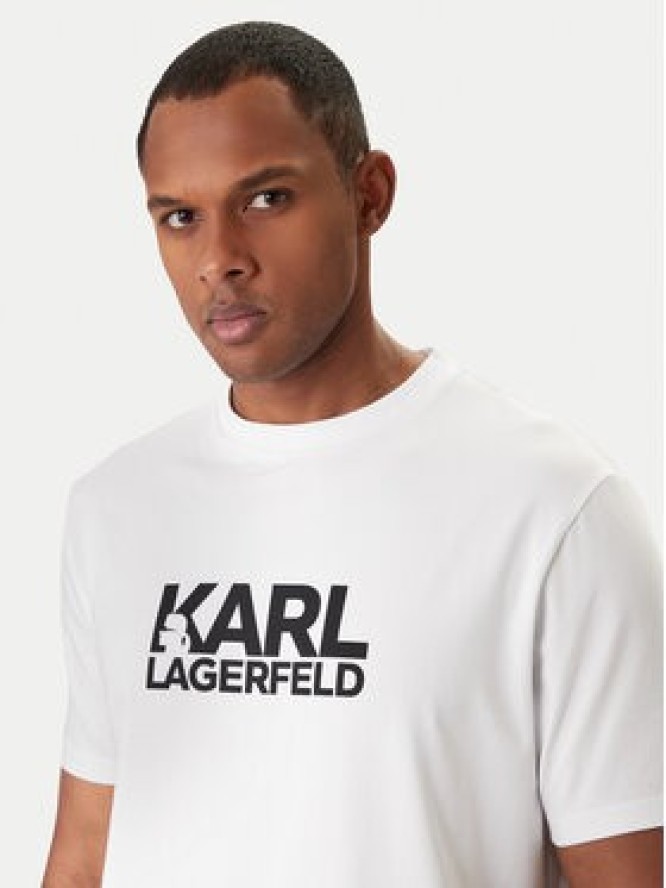 KARL LAGERFELD T-Shirt 755780 561235 Biały Regular Fit