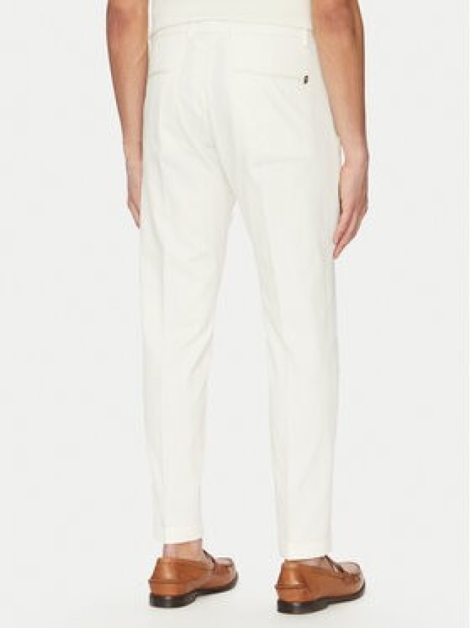 Liu Jo Spodnie materiałowe QA5240 T8587 Écru Regular Fit