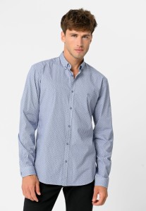 Wzorzysta koszula, Slim Fit, K-OPULUS