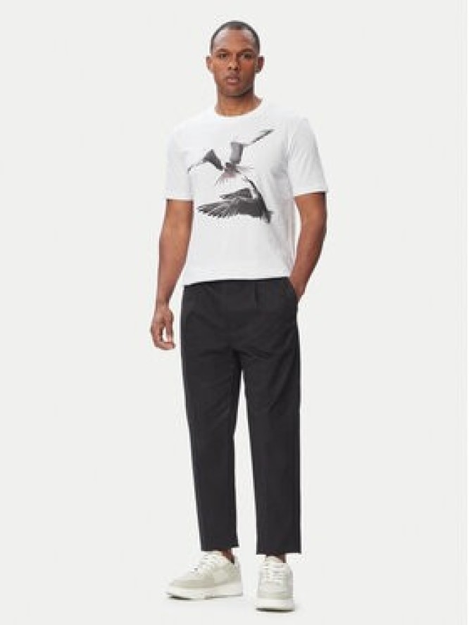HUGO T-Shirt Dirunn 50564143 Biały Regular Fit
