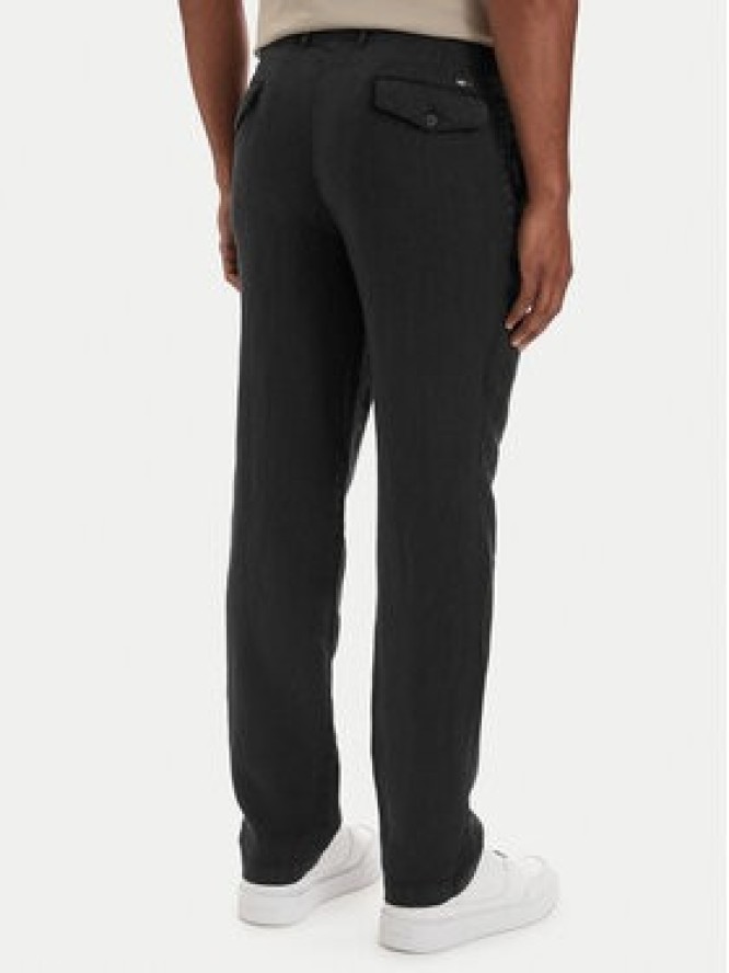 KARL LAGERFELD Chinosy 265358 562818 Czarny Regular Fit