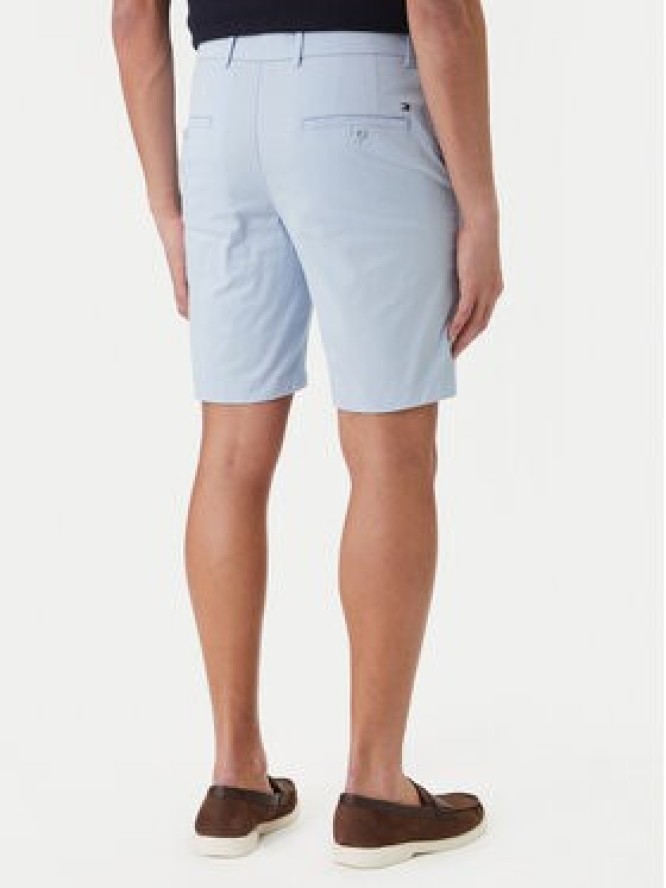 Tommy Hilfiger Szorty materiałowe Denton 9.5 MW0MW42351 Niebieski jasny Slim Fit