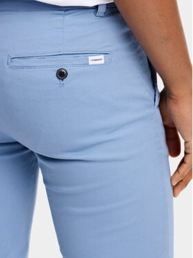 Lindbergh Szorty materiałowe 30-505044 Niebieski Slim Fit
