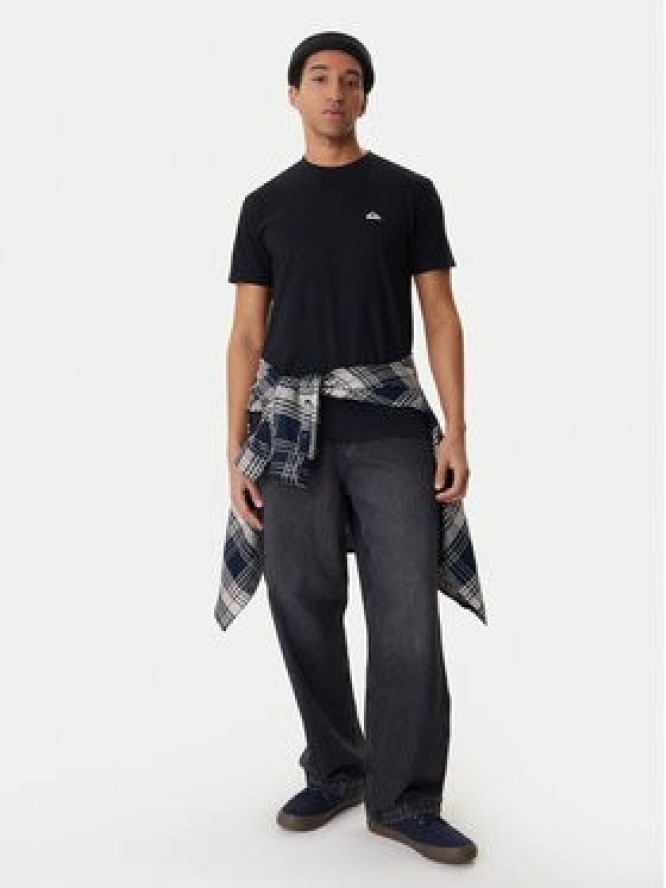 Quiksilver T-Shirt Basic Ss EQYZT07711 Czarny Regular Fit