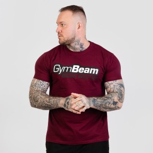 Koszulka męska fitness z krótkim rękawem Beam