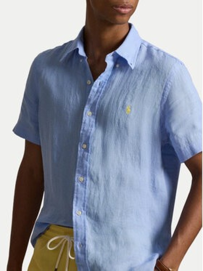 Polo Ralph Lauren Koszula 710968912501 Niebieski Regular Fit