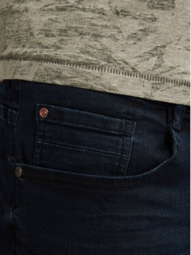 Petrol Industries Szorty jeansowe M-1050-SHO002 Granatowy Regular Fit