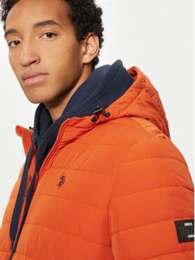 U.S. Polo Assn. Kurtka zimowa MUP3600 Pomarańczowy Regular Fit